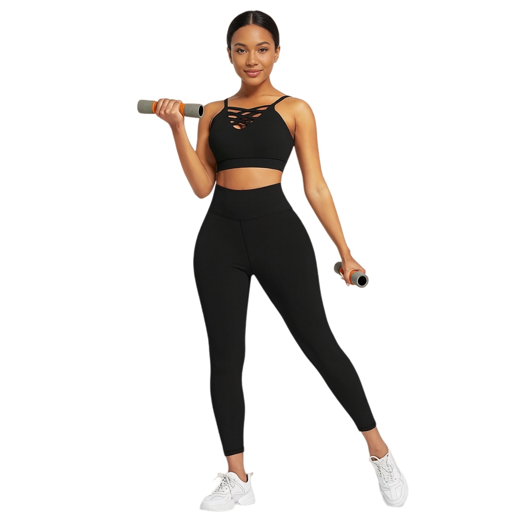 Yoga & Fitness Classes By Niharika Zirakpur Reviews - 3-delige dames yoga fitness set -