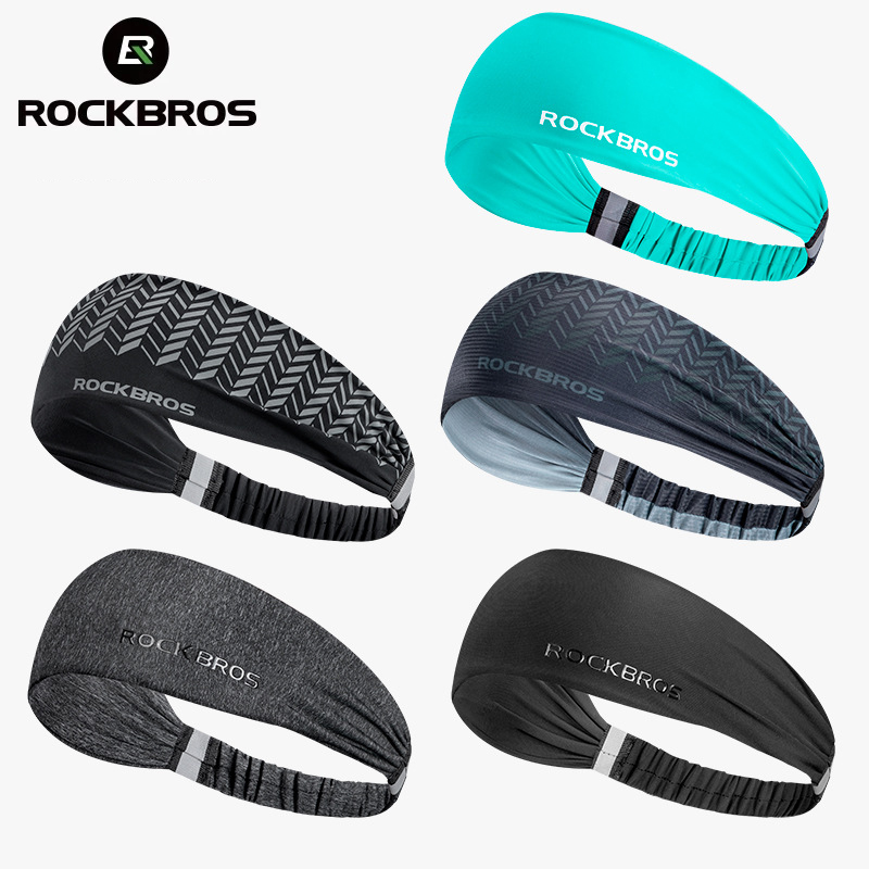 Yoga Fitness Stretching Strap - ROCKBROS Sporthoofdband voor heren Dames Hardloopzweetband