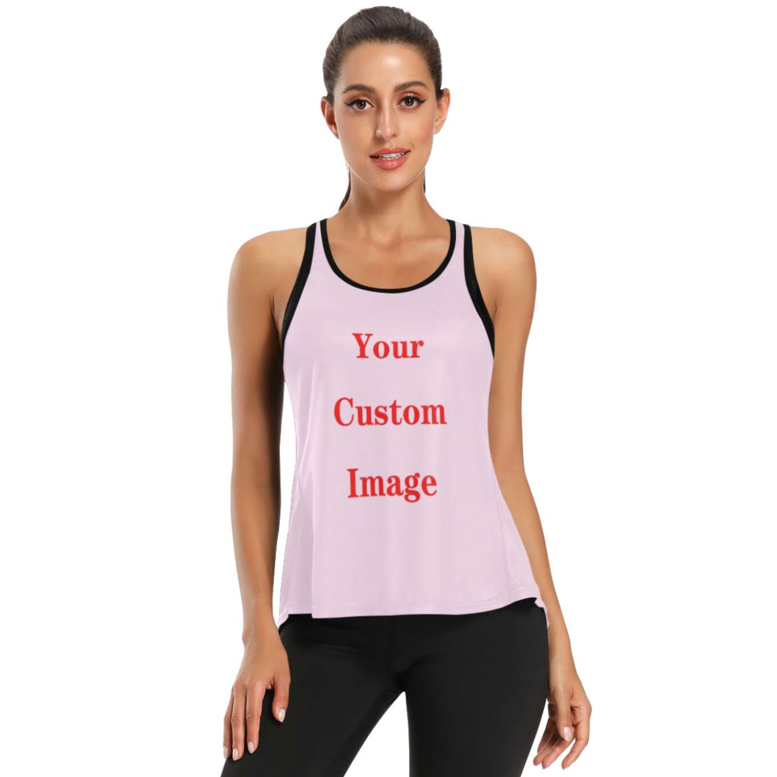 Yoga Fitness Images - 2025, gymtops, sporttop voor dames, aangepaste