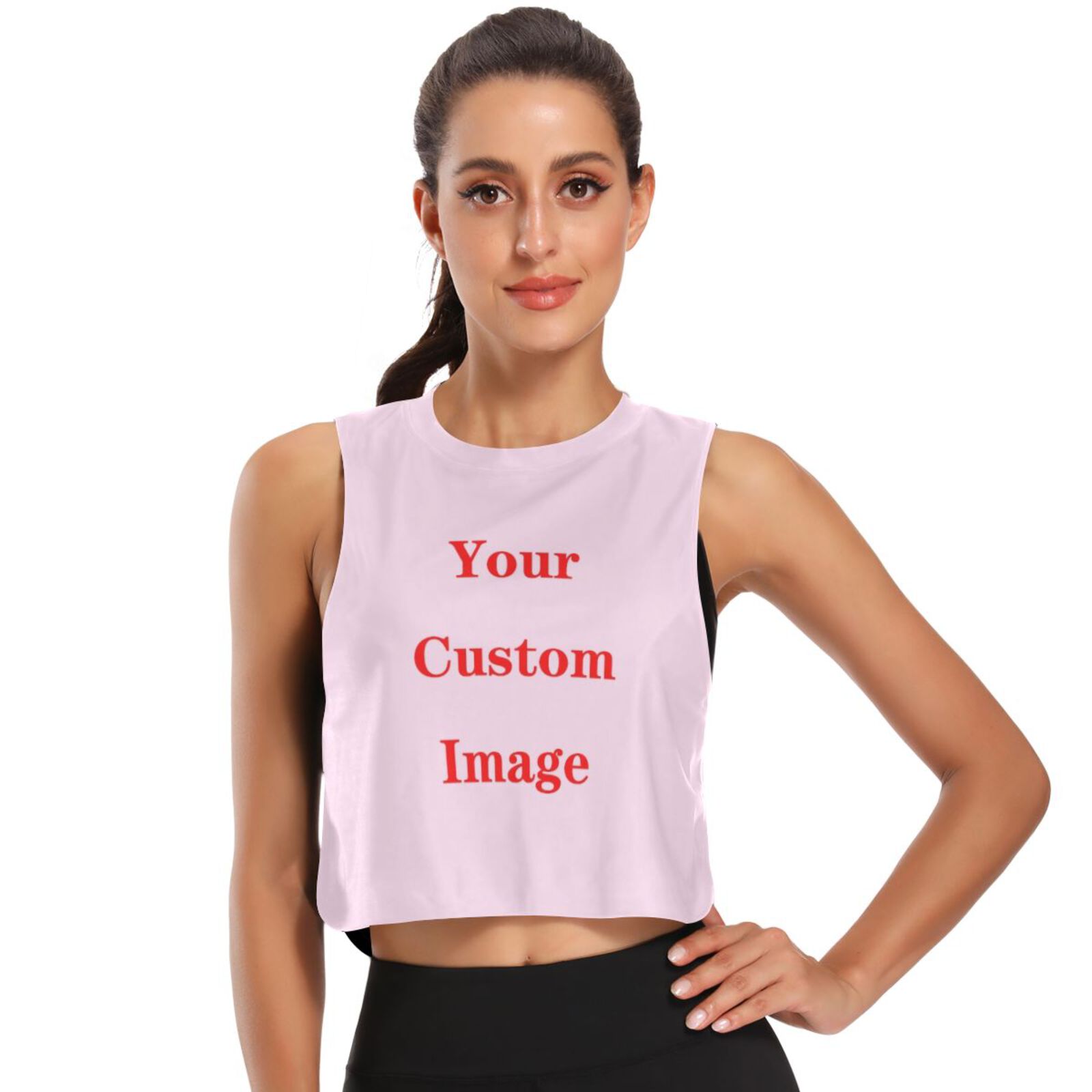 Yoga Fitness Images - Gymtops Dames Sport Ijszijde Top Aangepaste