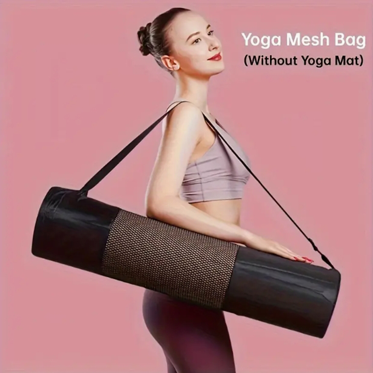 Yoga Of Fitness Mat - 1 ademende mesh tas voor opbergen