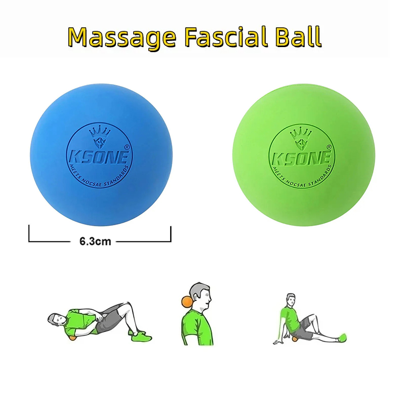 Yoga Fitness Ball - Rubberen Fascia Massage Bal Yoga Fitness