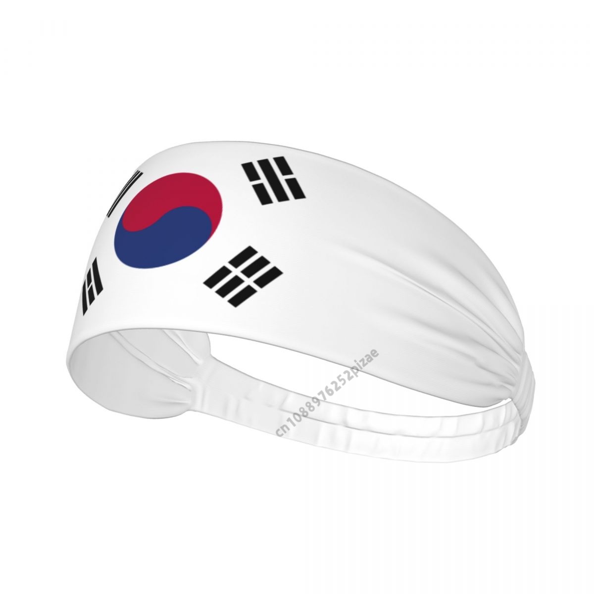 Yoga Fitness Stretching Strap - Zuid-Korea Vlag Mannen Vrouwen Bands Elastische