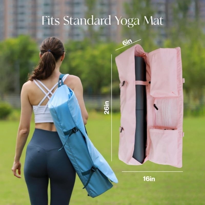 Yoga And Fitness - Yogatas, opbergtas voor yogamat, met verstelbare