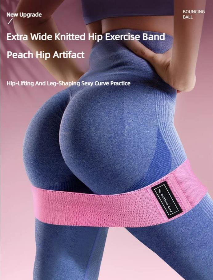 Yoga Fitness Stretching Strap - 3 stuks stoffen weerstandsbanden voor heupen,