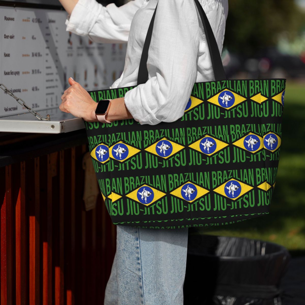 Yoga Fitness Jiu Jitsu - Braziliaanse Jiu-Jitsu BJJ Strand Draagtas Sport