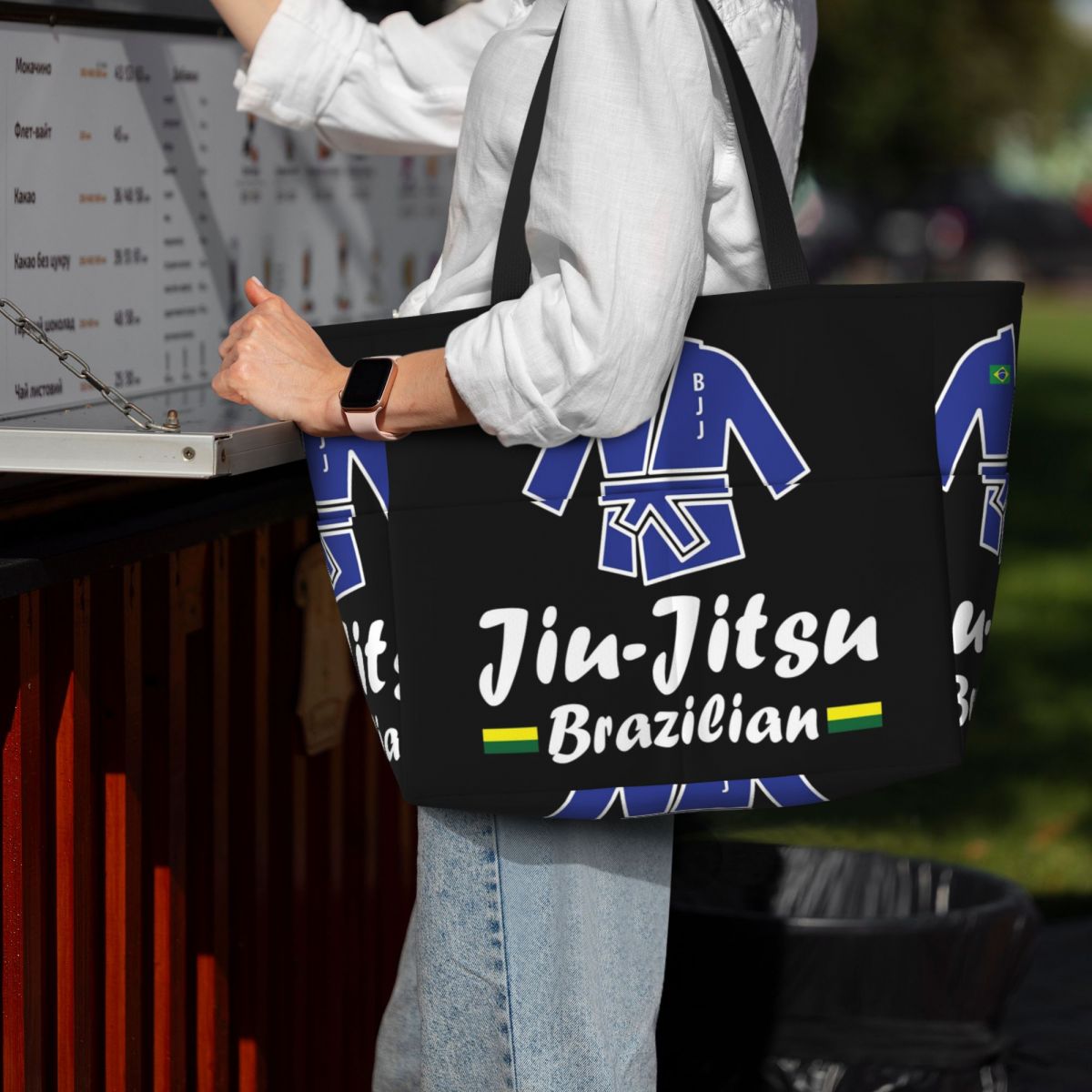 Yoga Fitness Jiu Jitsu - Jiu-Jitsu strandtas Sport Gym Yoga Duffle