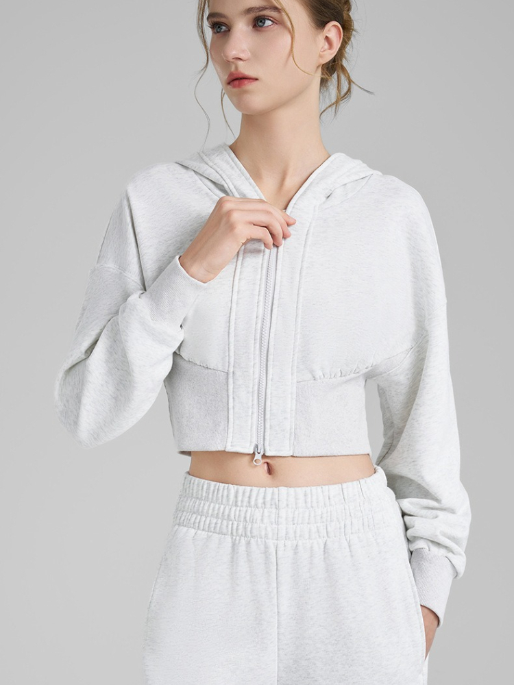 Losvallend sport-sweatshirt vo - Yoga Fitness Drawing recensie en prijs
