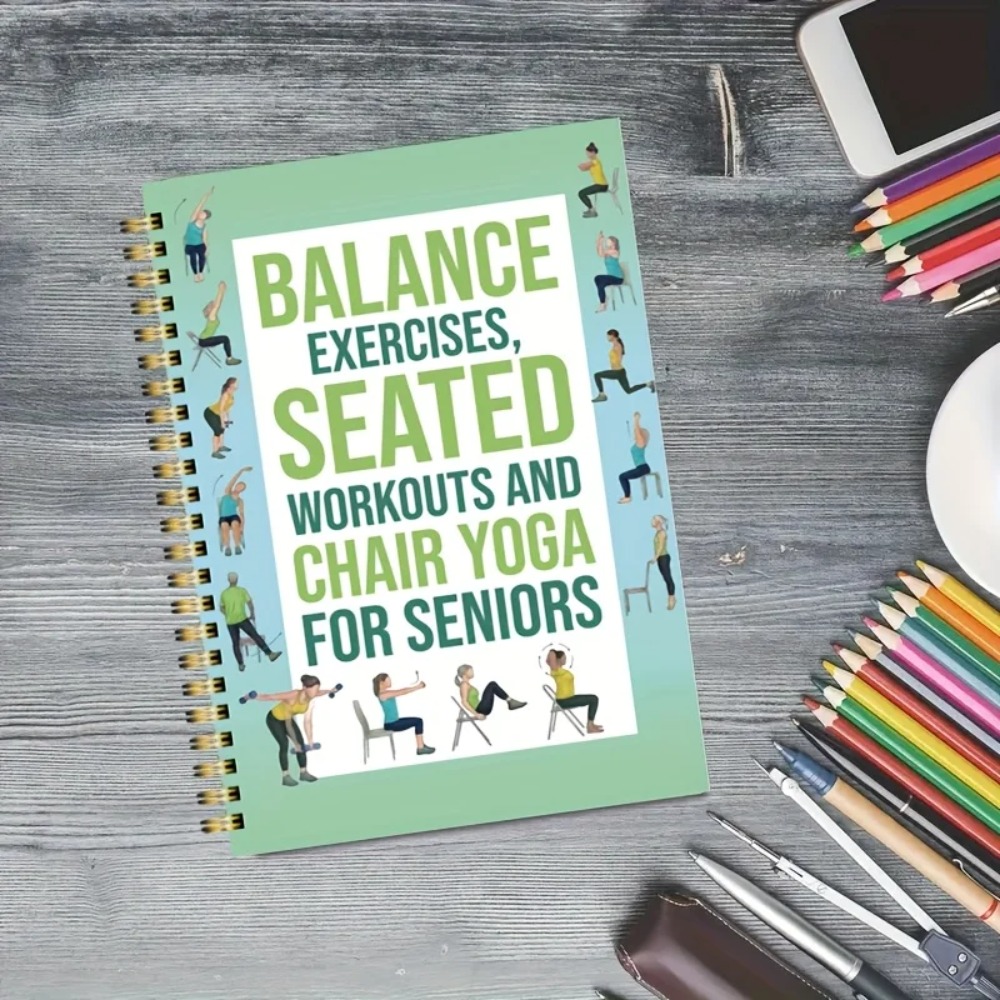 Stoelyoga-oefenboek voor senio - Yoga Fitness Journal recensie en prijs