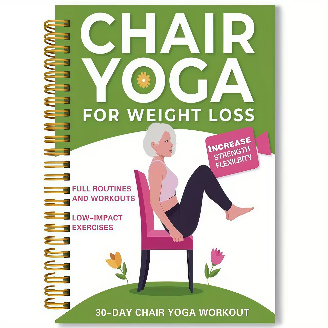 Stoelyoga-oefenboek voor senio - Yoga Fitness Journal recensie en prijs