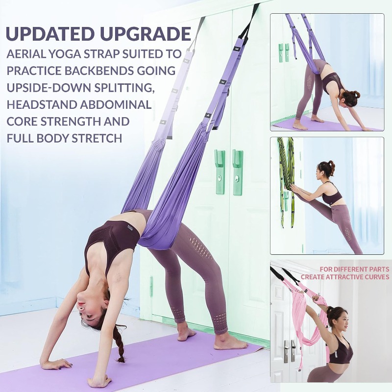 Verstelbare Aerial Yoga Hangma - Yoga Fitness Stretching Strap recensie en prijs