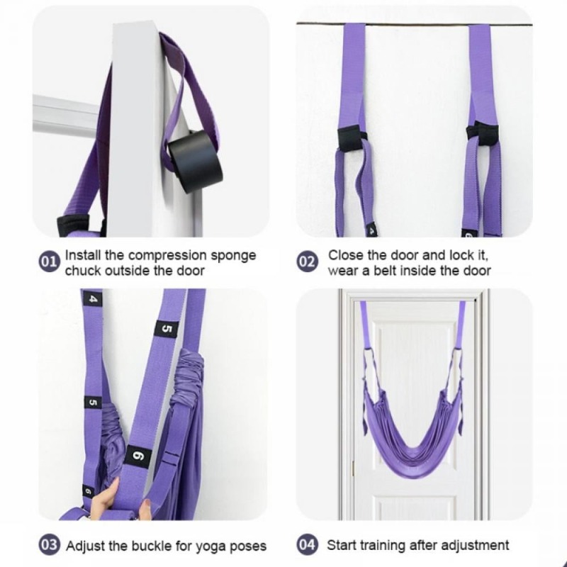 Verstelbare Aerial Yoga Hangma - Yoga Fitness Stretching Strap recensie en prijs