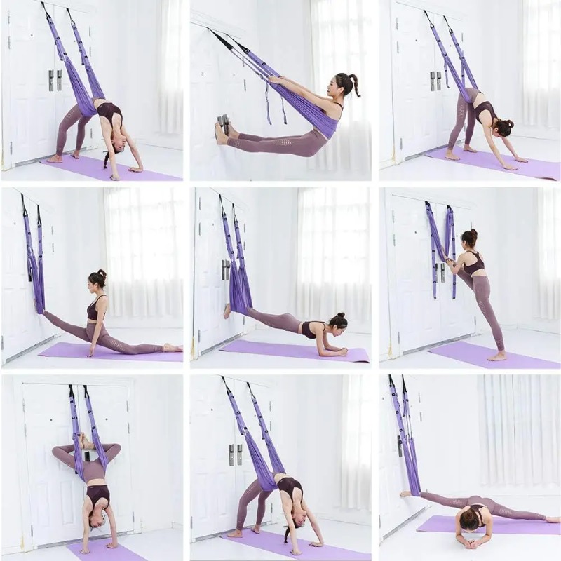 Verstelbare Aerial Yoga Hangma - Yoga Fitness Stretching Strap recensie en prijs